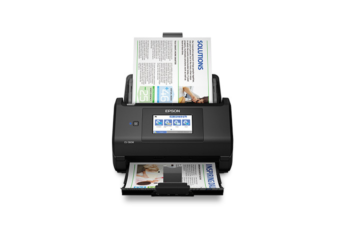 Epson WorkForce ES-580W scanner image for Burgiss Waring office electronics guidance